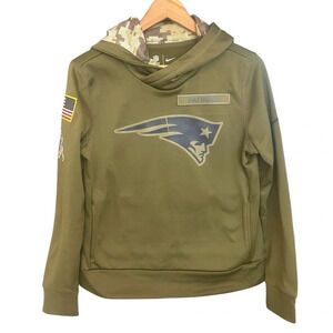 NFL women’s New England Patriots “salute to service” Nike hoodie  size S